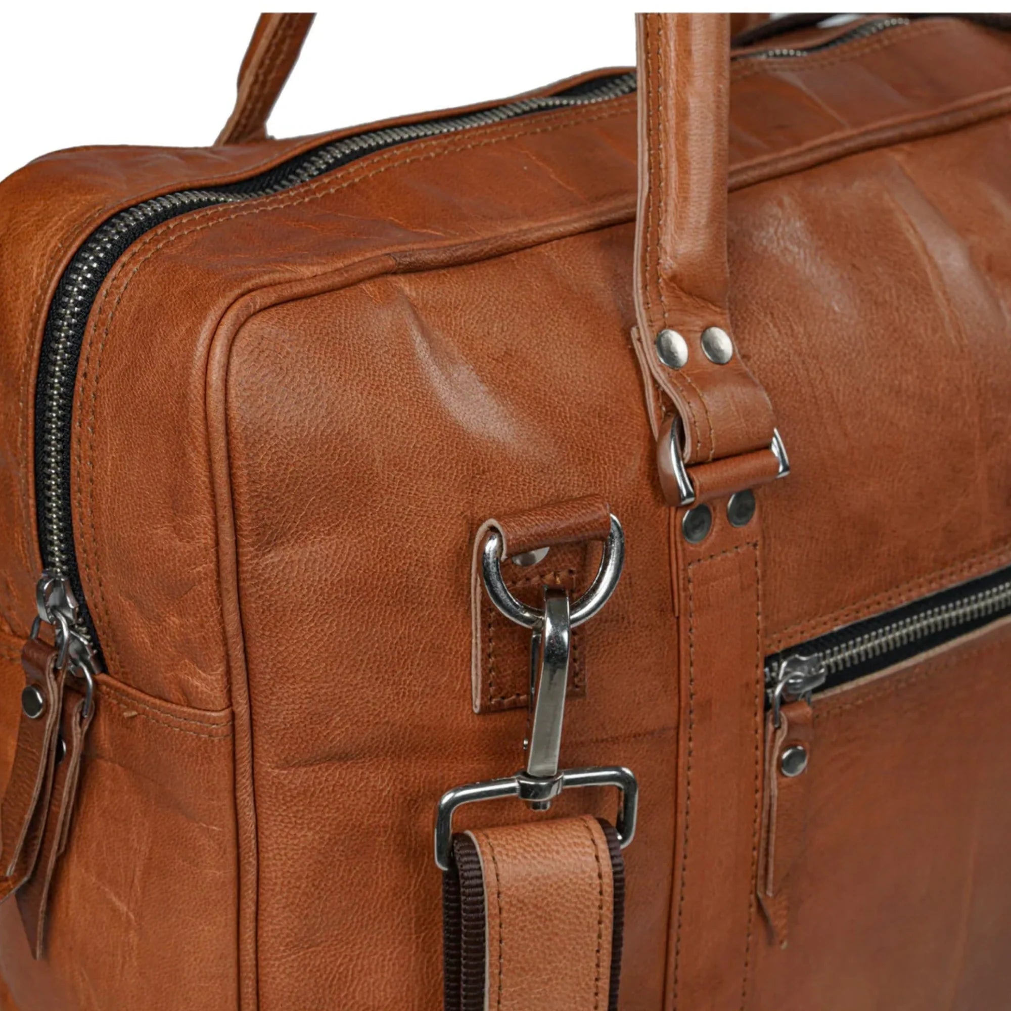 Beckham Full Grain Leather Briefcase