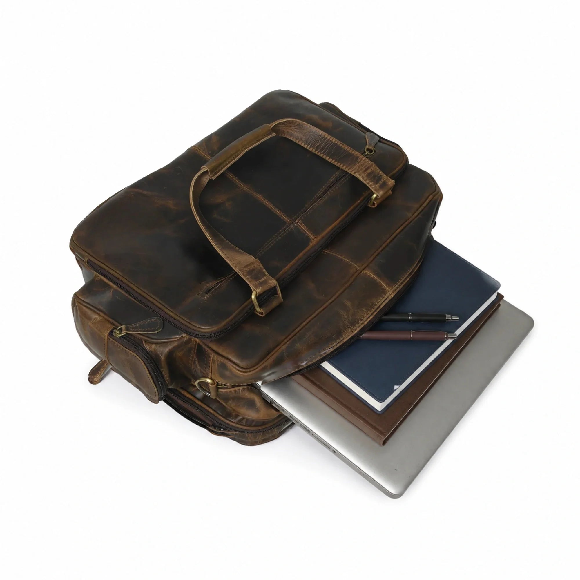 Jacob Full grain Leather Briefcase
