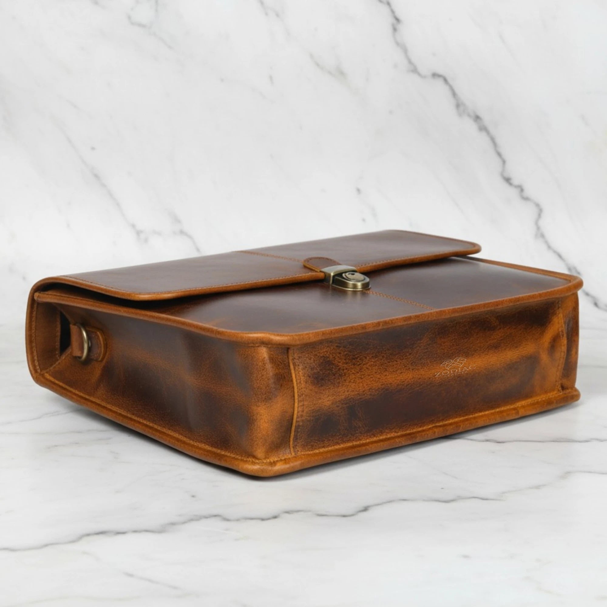 Zodiac Clark Leather Office Briefcase