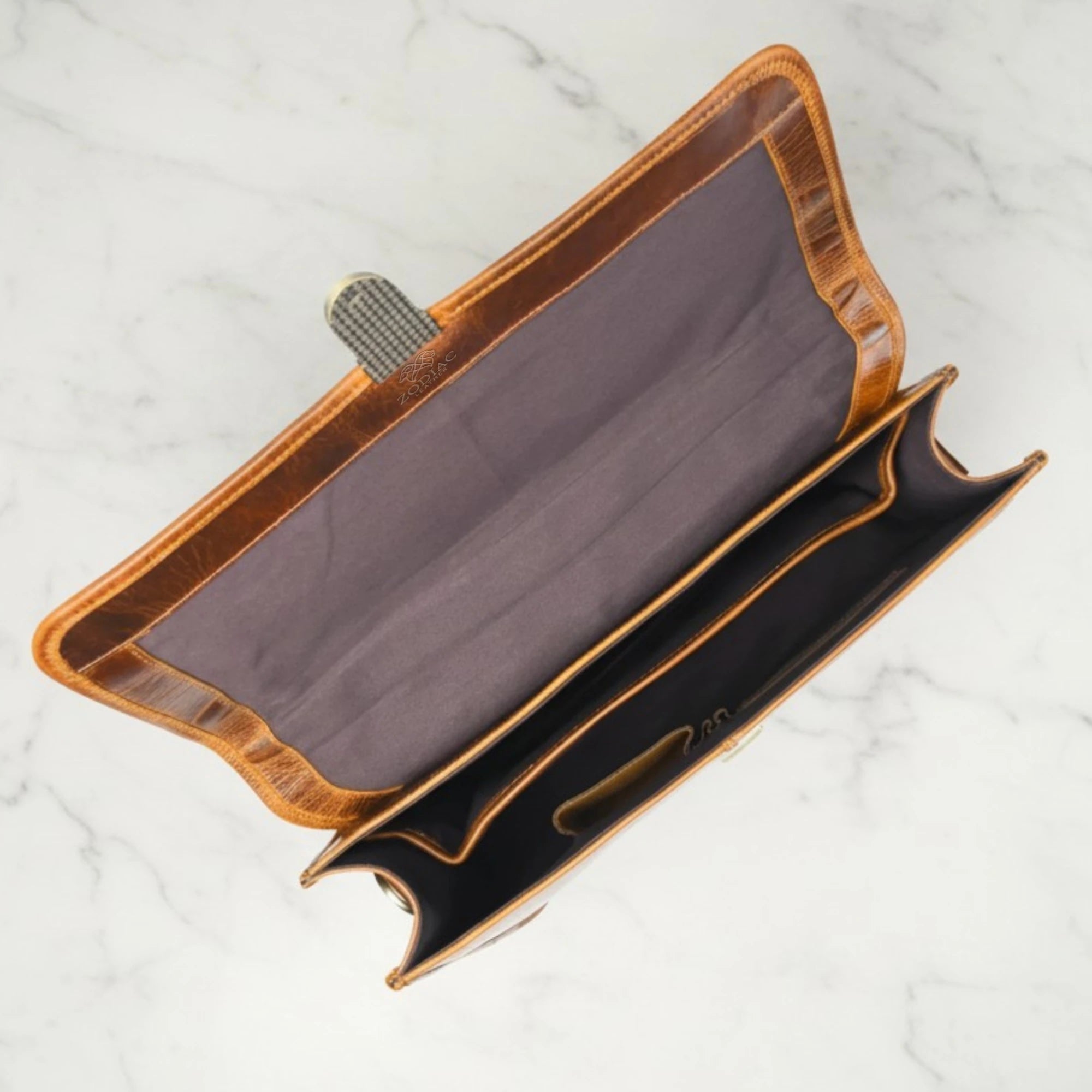 Zodiac Clark Leather Office Briefcase