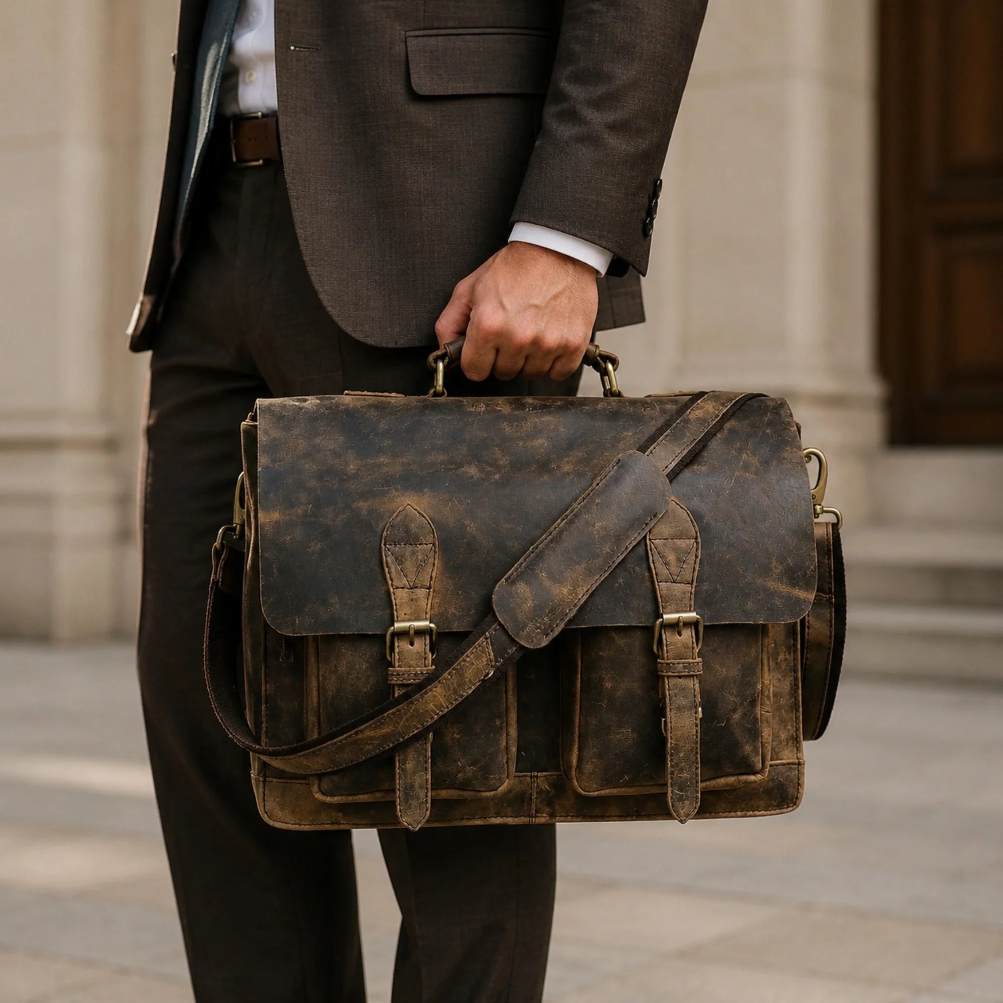 Gregory Buffalo Leather Briefcase
