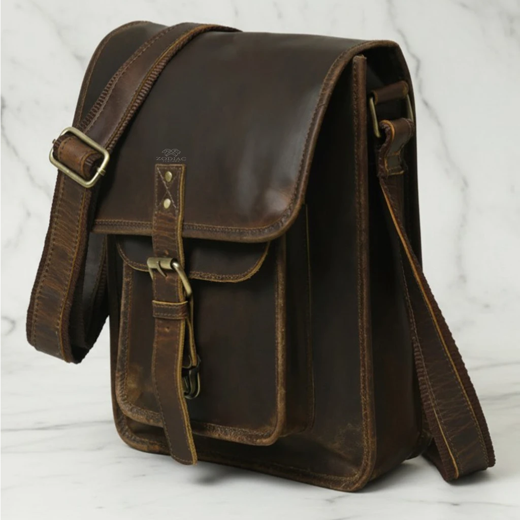 Zodiac Classic Rough Look Crossbody Bag