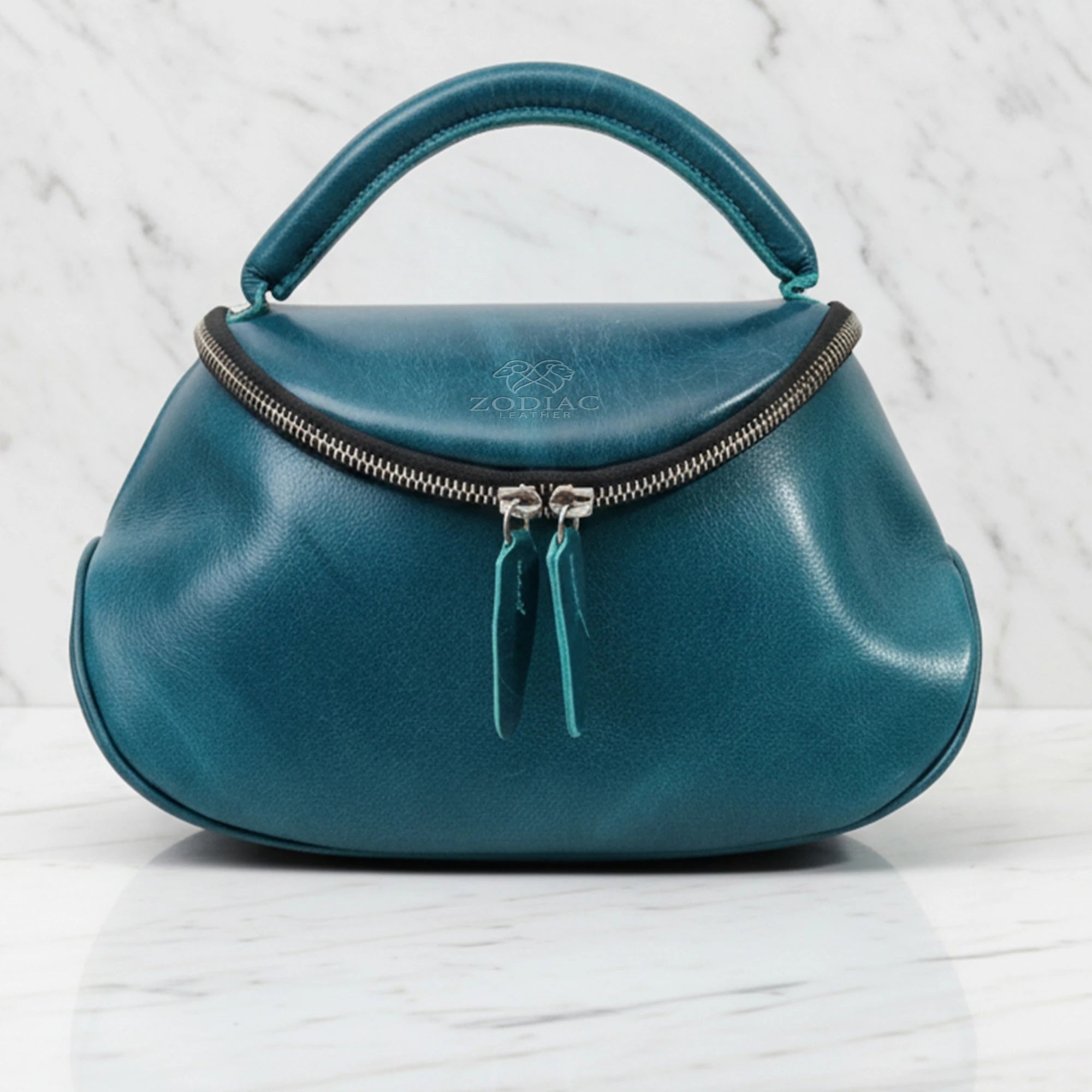 Zodiac Marie Premium Leather Handbag For Women Blue