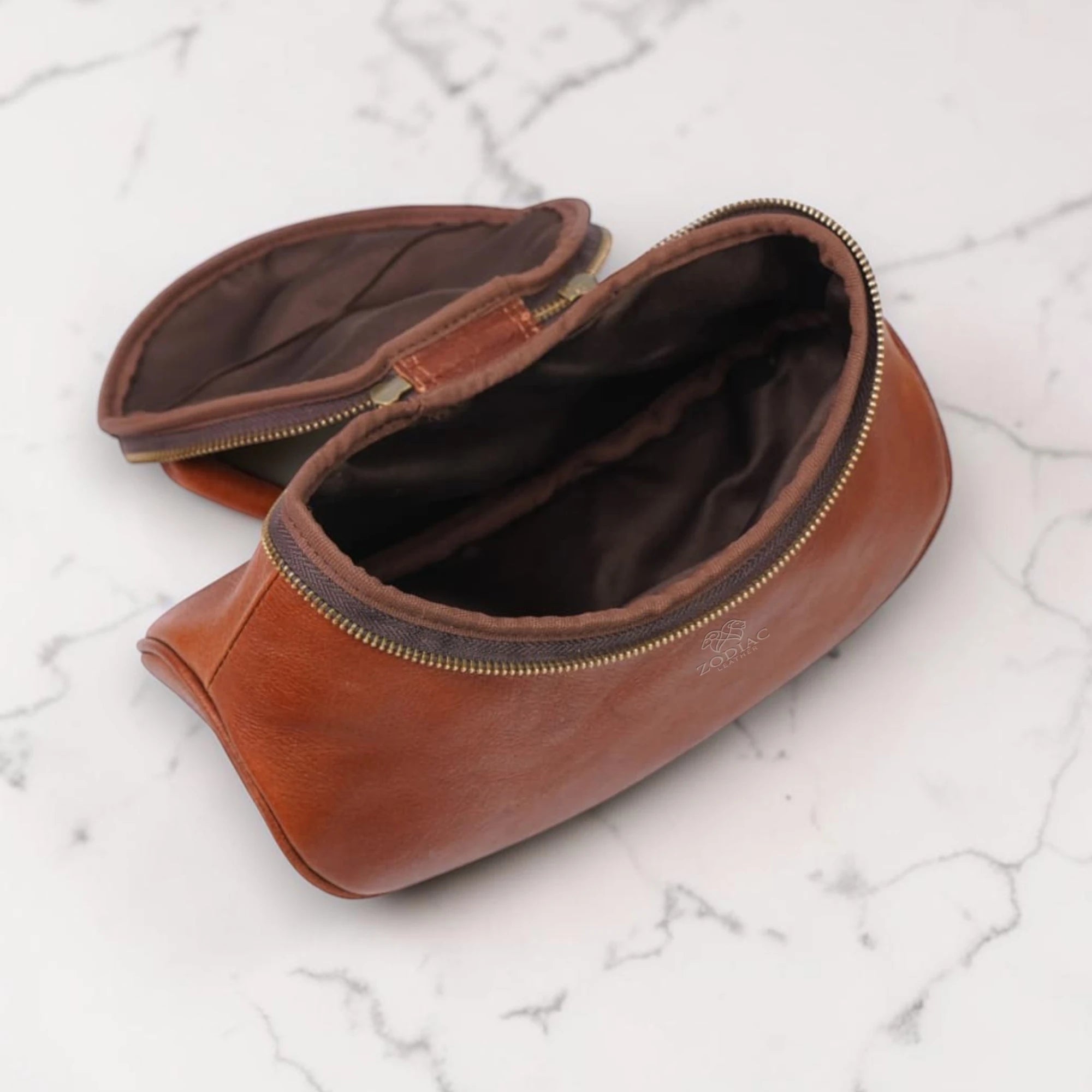 Zodiac Marie Premium Leather Handbag For Women Brown
